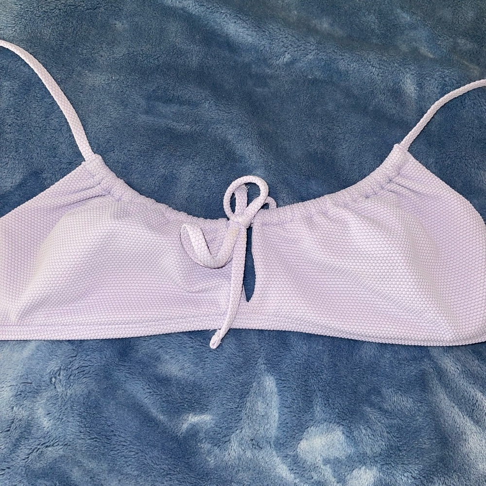 Purple bikini top